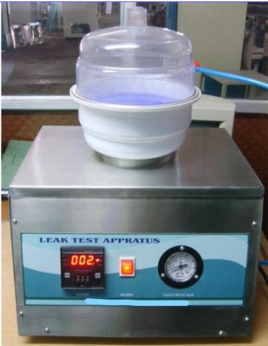 Micronvac Stainless Steel Leak Test Apparatus