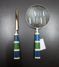 Metal Magnifier Glass Magnifier, Color : Multi Color For Choice