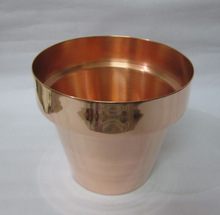 BNB Metal Solid Copper Potter Planter, Size : -----