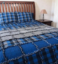 Blue Rag Quilt