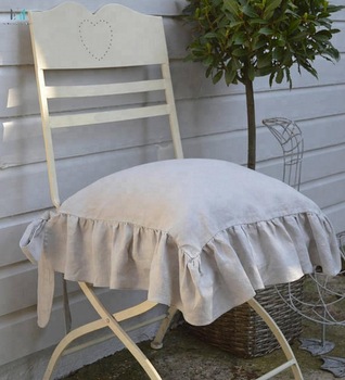 Ruffled Chair Cover, Technics : Handmade