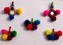 100% Cotton Colorful Handmade Tassel, For Cellphone, Curtain, Decorative, Garment, Home Textile