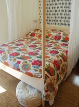 100% Cotton Flower Print Kanta Quilt, For Home, Hotel, Pattern : Printed