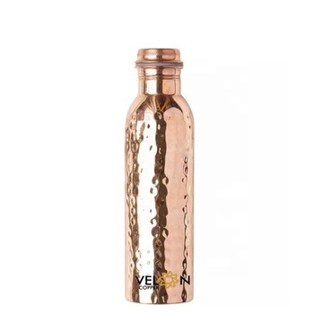 Iqbal Collection Metal Hammered Copper Bottle, Size : Customized