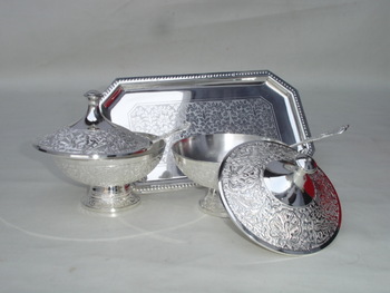 Metal Serving Bowls