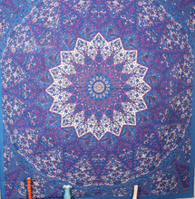 Purple Star Hippie Mandala Wall Tapestry, Technics : Handmade
