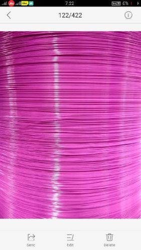 Metal Double Loop Wire, Color : Silver