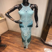 100% Polyester Evening Dress, Design : Spaghetti Strap