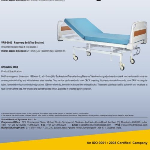 Recovery Bed, Size : 2140*1000*600