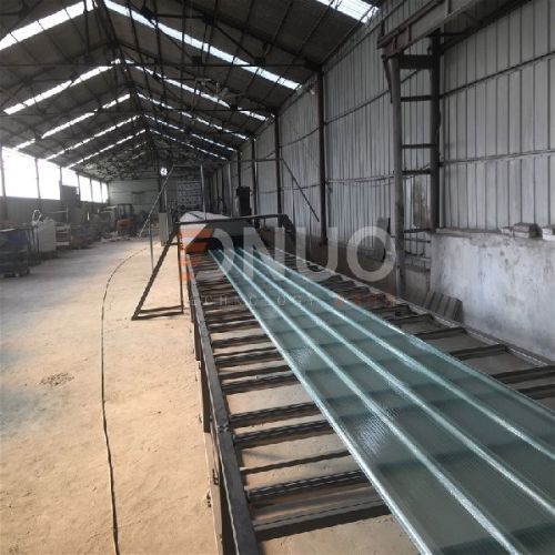 FRP GRP Fiberglass Corrugated Roofing Sheets Making Machine