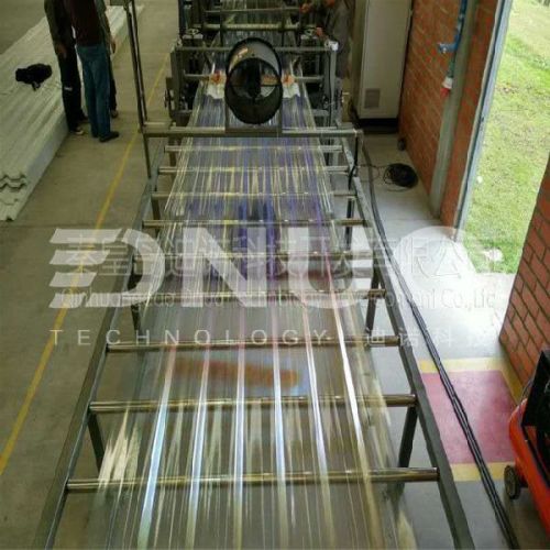 Electric Automatic FRP Plastic Tile Making Machine, Power : 100kW