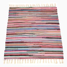 Handmade Cotton Floor Mat, For Bathroom, Beach, Camping, Door, Home, Hotel, Kitchen, Outdoor, Picnic