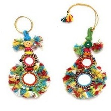 Handmade Tussles/ Tassels Key Ring, For Decorative, Bags, Garments Accessories ..., Size : Assorted