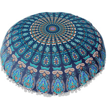 Patchwork Embroidered Pouf Ottoman Cover, For Home, Hospital . Room