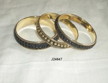 Brass With Mosaic Bangles