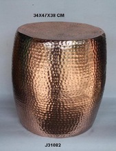 Aluminum Copper Plated Aluminium Stool, Size : 57x30cm