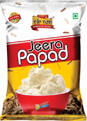 Jeera Papad, Taste : Salty