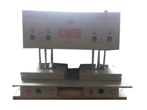 Double Head Fabric Embossing Machine