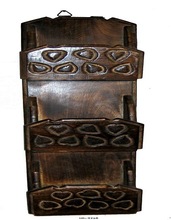 Wood Wall Hanging Envelop Rack