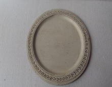 Iron White Antique Charger Plate, Size : 12