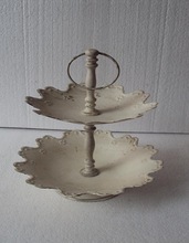 Metal White Cake Stand