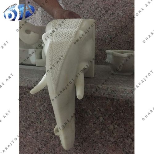 Beautiful White Marble Head Statue, For Garden, Hotel, Home, Complex Decoration