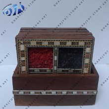 Marble Brown Gem Stone Coaster, For Garden, Hotel, Home, Complex Decoration, Feature : Eco-Friendly