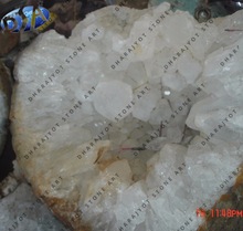 Crystal Family Decorative Pieces Stone, Color : Green