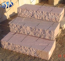 Pink Sandstone Stairs