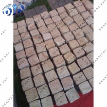 Natural Stone Red Marble Cobbles, Color : White