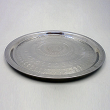 Stainless Steel Polish Food Serving Plate