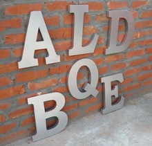 Metal Wall Alphabet