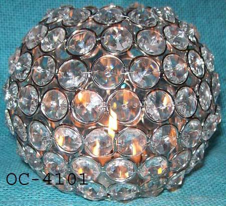 Crystal Candle Holder, For Home Decoration