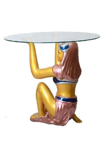 Egyptian Lady Look Center Table