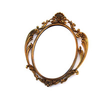 BAZOOKA Metal Antique Carved Mirror Frame, Size : Customized