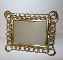 BAZOOKA BRASS Metal Picture Frame