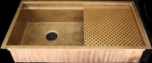 BAZOOKA Rectangular Shaped Copper Sink