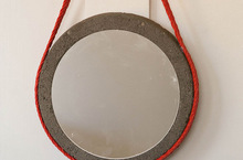 BAZOOKA Wood WALL HANGING MIRROR FRAME