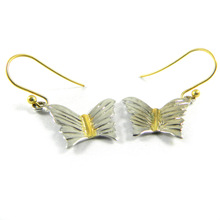 Butterfly Design Gold Plated Earring