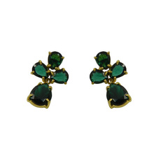 Green Tourmaline Hydro Gemstone Earring