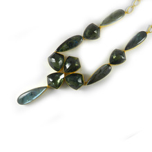 Shilpi Impex Labradorite Doublet Gemstone Necklace