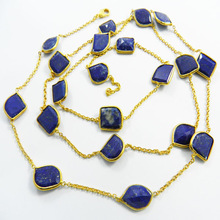 Lapis Lazuli Gemstone Chain Necklace