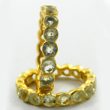 Lemon Hydro Bezel Ring