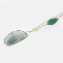 Shilpi Impex Slice Agate Necklace