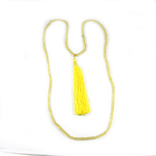 Shilpi Impex Yellow Glass Beaded Necklace