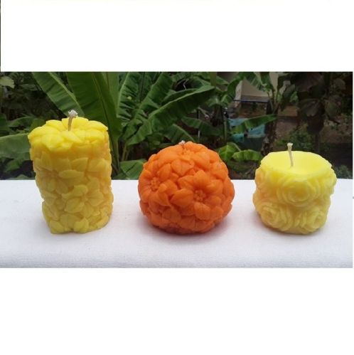 Paraffin Wax FLOWER SHAPED CANDLES, For Parties