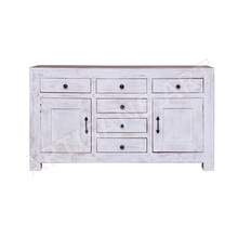 Antique Rustic White Distressed Sideboard Cabinet, Feature : Storage, Strong, Beautiful, Vintage, Unique