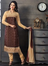 Crepe Salwar Kameez, Age Group : Adults