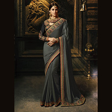 Resham Work Saree