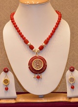 Kesari Exports Studded Beads, Color : Maroon